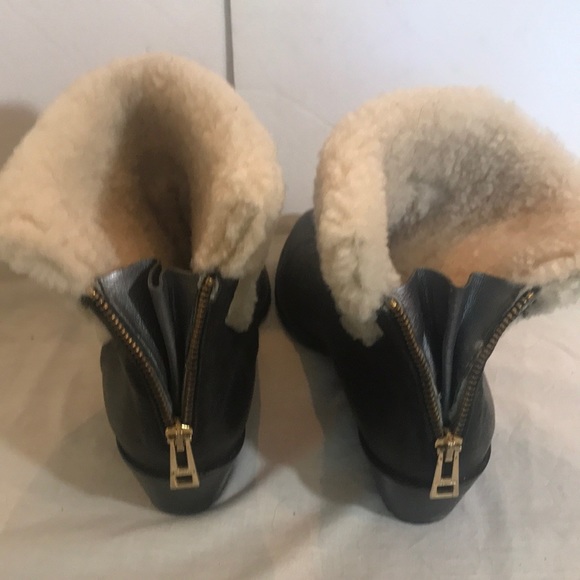 “ZADIG & VOLTAIRE” TEDDY Leather Ankle Boots. - Picture 8 of 16